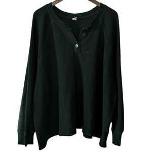 Forrest Green Oversized Women's Green Sweater